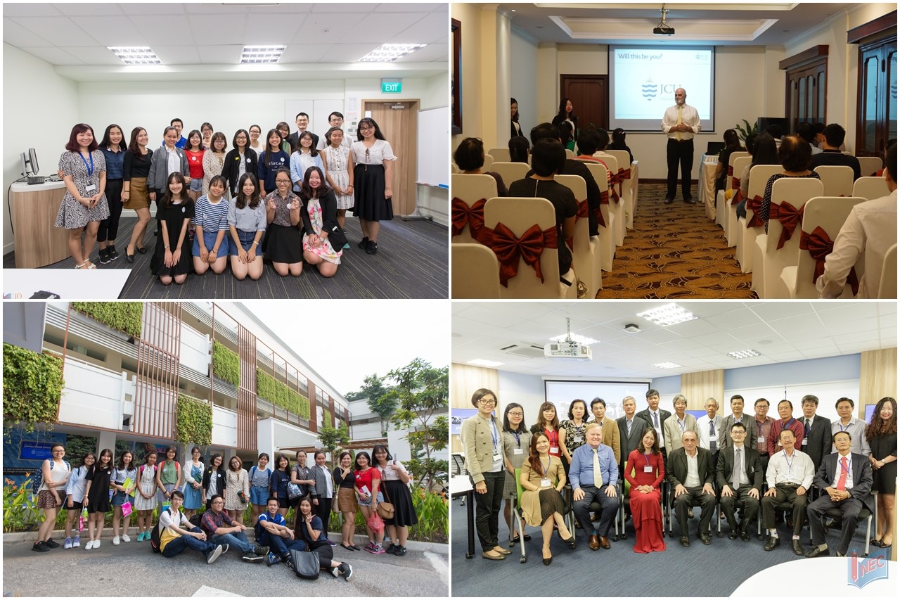 Một số hoạt động tiêu biểu của IEC: tổ chức Study Tour, Hội thảo và Tháp tùng đoàn đại biểu các giáo viên THPT Việt Nam tới thăm JCU