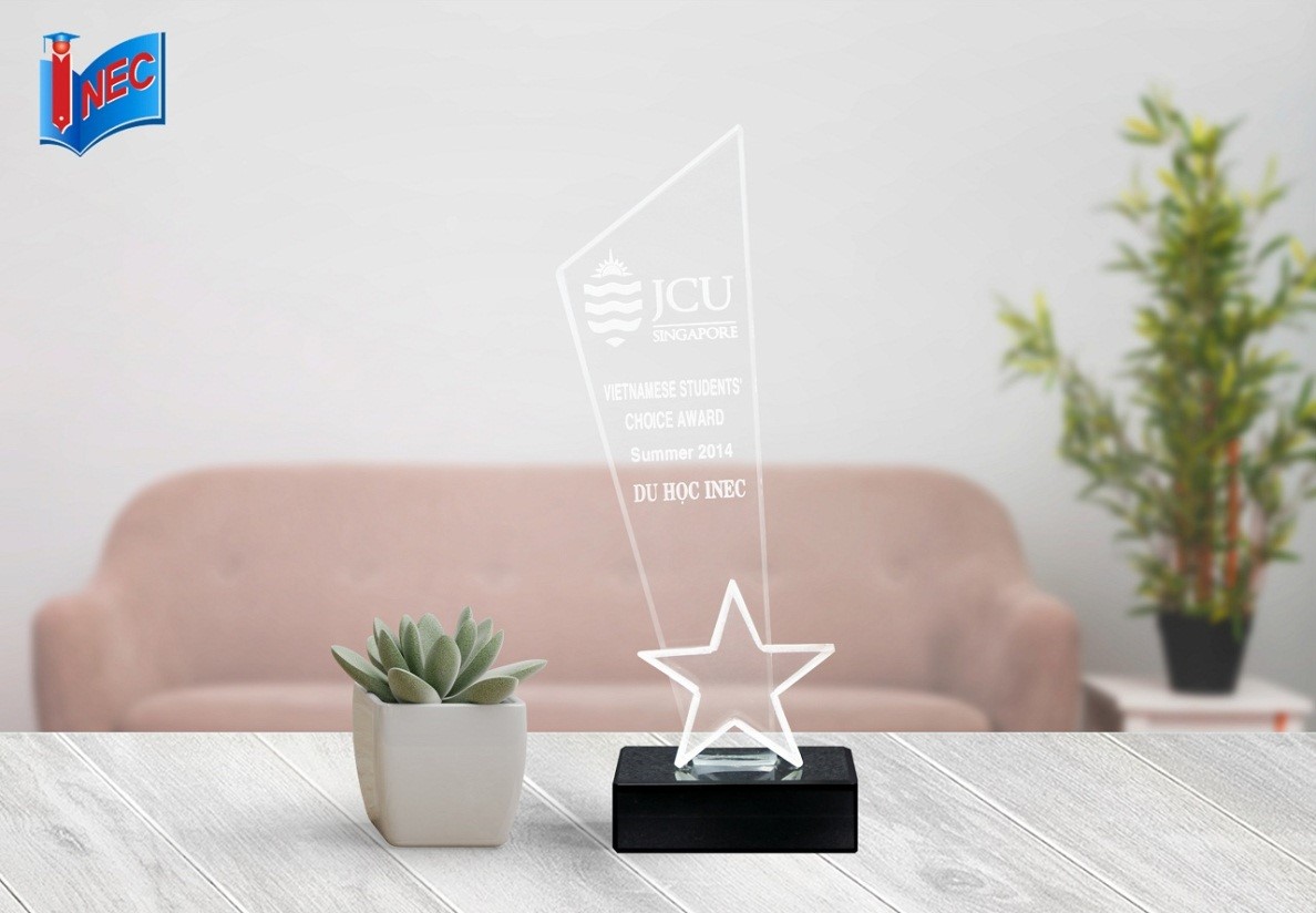 Cho đến nay, INEC là công ty tư vấn duy nhất được trao giải “Vietnamese Student Choice Award”